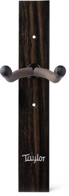 Taylor Guitar Wall Hanger, Ebony, Acrylic Inlay, Action Position Back