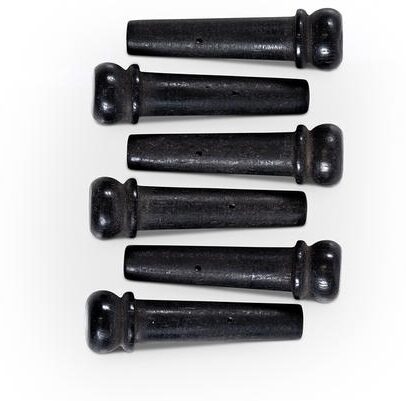 Taylor Bridge Pins, Ebony, Action Position Back