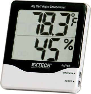 Taylor Big Digit Hygro-Thermometer, New, Action Position Back
