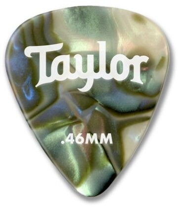 Taylor Celluloid 351 Picks, Abalone, 0.46 millimeter, 12 Pack, Main