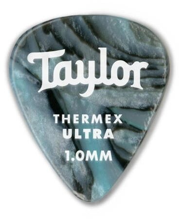 Taylor DarkTone Premium 351 Thermex Ultra Picks, Abalone, 1.0 millimeter, 6-Pack, Main