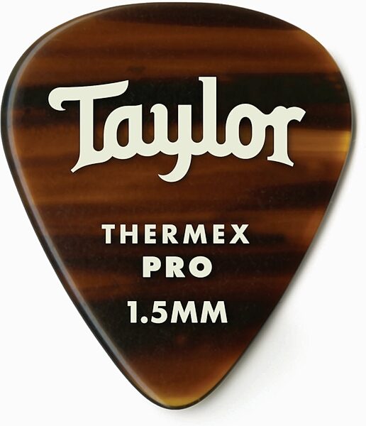 Taylor Premium 351 Thermex Pro Picks, Tortoise Shell, 1.50 millimeter, 6-Pack, Action Position Front