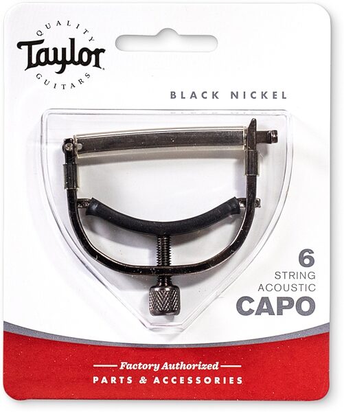 Taylor Capo, Black Nickel, 6-String, Package