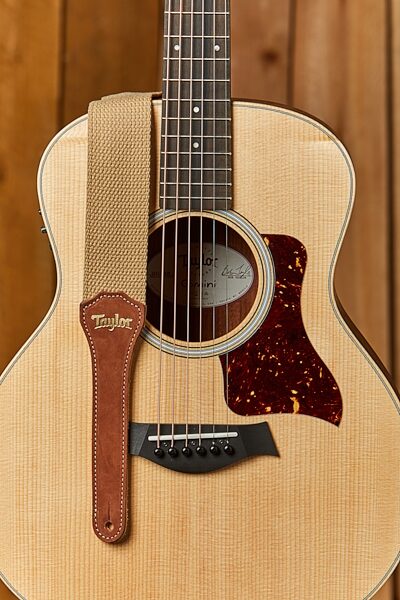 Taylor GS Mini Cotton Guitar Strap, Action Position Back