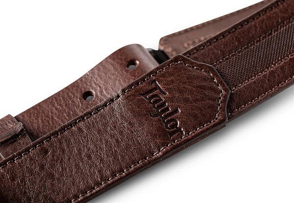 Taylor Slim Vegan Leather Guitar Strap, Action Position Back