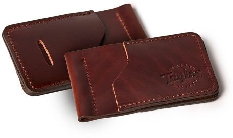 Taylor Leather Wallet, New, Action Position Back