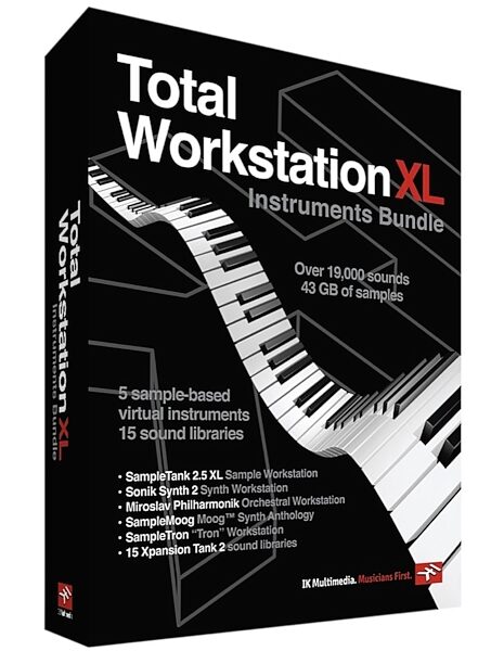 IK Multimedia Total Workstation XL Software Synthesizer Bundle, Main