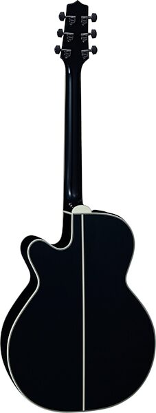 Takamine Limited Edition 2024 Acoustic-Electric Guitar (with Case), Penumbra Blue, Action Position Back