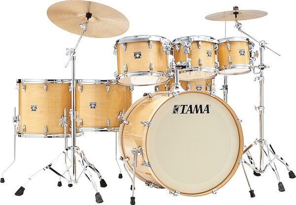 Tama CL72S Superstar Classic Drum Shell Kit, 7-Piece, Gloss Natural, Main