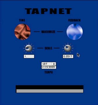 Cycling '74 Pluggo 3.1 VST MAS RTAS (Macintosh), Delay Effect - TapNet