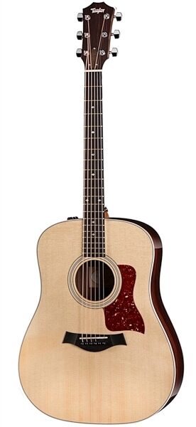 Taylor 210eDLX Dreadnought Acoustic-Electric Guitar (with Case), Main