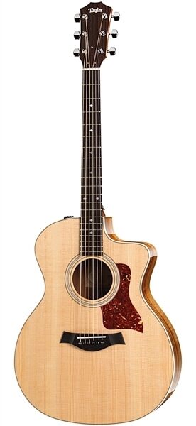 Taylor 214ce Deluxe Grand Auditorium Acoustic-Electric Guitar (with Case), Koa