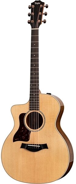 Taylor 214ce Koa Deluxe Grand Auditorium Acoustic-Electric Guitar, Left-Handed (with Case), main