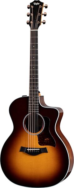 Taylor 214ce Deluxe Grand Auditorium Acoustic-Electric Guitar (with Case), Action Position Back