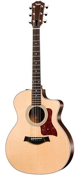 Taylor 214ce Grand Auditorium Acoustic-Electric Guitar (with Hardshell Bag), Main