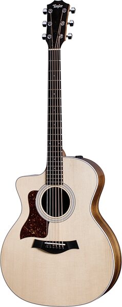 Taylor 214ce Koa Grand Auditorium Acoustic-Electric Guitar, Left-Handed, Action Position Front