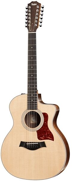 Taylor 254ce DLX Grand Auditorium Acoustic-Electric Guitar, 12-String (with Case), Main