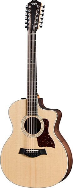 Taylor 254ce Grand Auditorium Rosewood Acoustic-Electric Guitar, 12-String (with Gig Bag), Action Position Back