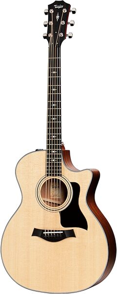 Taylor 314ce Acoustic-Electric Guitar (with Case), Action Position Front