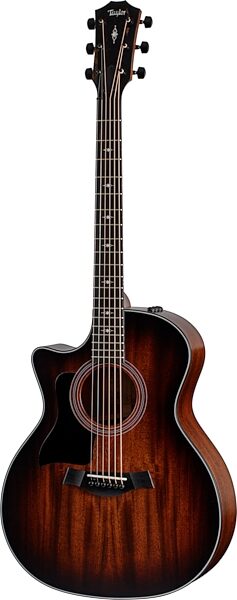 Taylor 324ce Grand Auditorium Acoustic-Electric Guitar, Left-Handed (with Case), Action Position Front