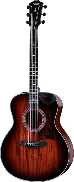 Taylor 326ce-v2 Grand Symphony Acoustic-Electric Guitar (with Case), Action Position Back