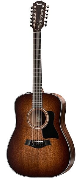 Taylor 360e Dreadnought Acoustic-Electric Guitar, 12-String (with Case), Main
