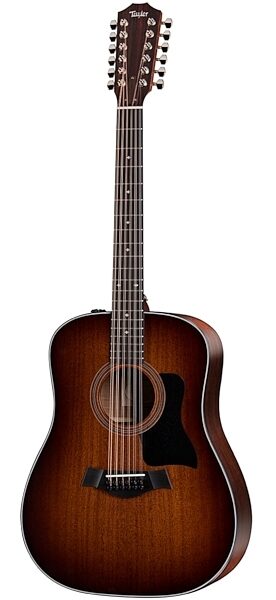 Taylor 360e Acoustic-Electric Guitar, 12-String (with Case), Main