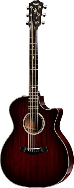 Taylor 524ceV Grand Auditorium Acoustic-Electric Guitar (with Case), Action Position Front