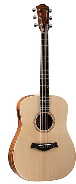 Taylor A10e Academy Series Dreadnought Acoustic-Electric Guitar (with Gig Bag), Natural, Serial #2209032266, Blemished, Action Position Back