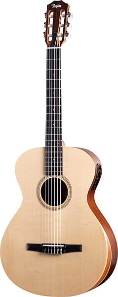 Taylor 12e-N Academy Grand Concert Classical Acoustic-Electric Guitar, Left-Handed, Serial: 2206162280, Blemished, Action Position Front