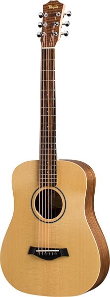 Taylor BT1e-W Baby Taylor 3/4-Size Acoustic-Electric Guitar, Action Position Front
