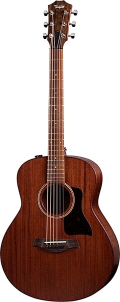 Taylor GTe Grand Theater Acoustic-Electric Guitar (with Hard Bag), Action Position Front