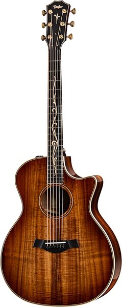 Taylor K24ce Grand Auditorium Acoustic-Electric Guitar (with Case), Action Position Back