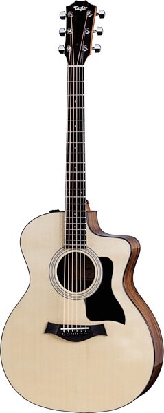 Taylor 114ce Special Edition Acoustic-Electric Guitar, Action Position Back
