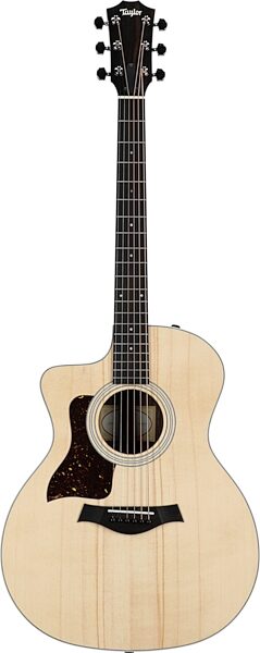 Taylor 214ce Grand Auditorium Acoustic-Electric Guitar, Left-Handed (with Case), Action Position Back