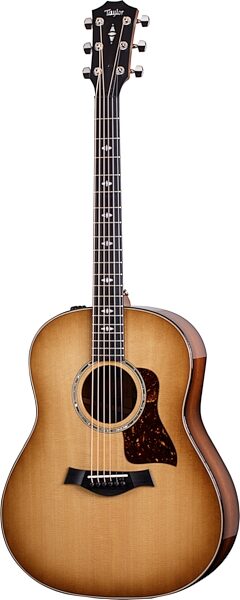 Taylor 517e Urban Ironbark Grand Pacific Acoustic-Electric Guitar (with Case), Action Position Back