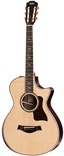 Taylor 812ce 12-Fret Deluxe Grand Concert Cutaway Acoustic-Electric Guitar (with Case), Main