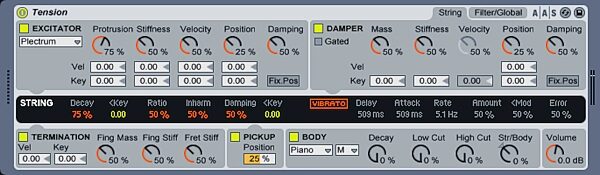 Ableton Live 8 Music Production Software (Macintosh and Windows), Screenshot - Tension