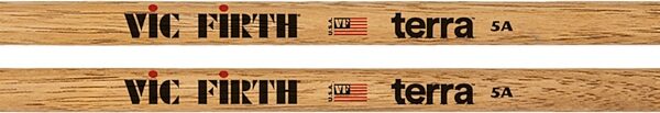 Vic Firth American Classic Terra Drumsticks, 5A, Wood Tip, Pair, Action Position Back