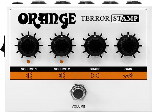 Orange Terror Stamp Hybrid Guitar Amp Pedal (20 Watts), New, Action Position Back