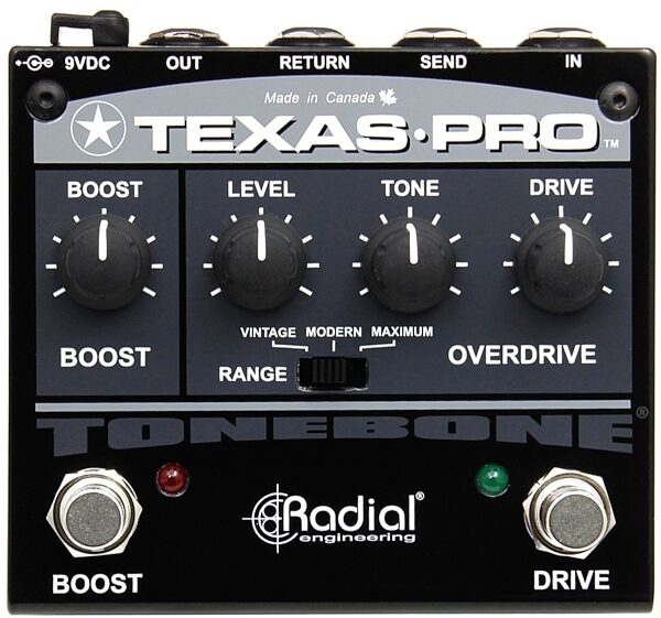 Radial Tonebone Texas Pro Overdrive And Boost Pedal, Main