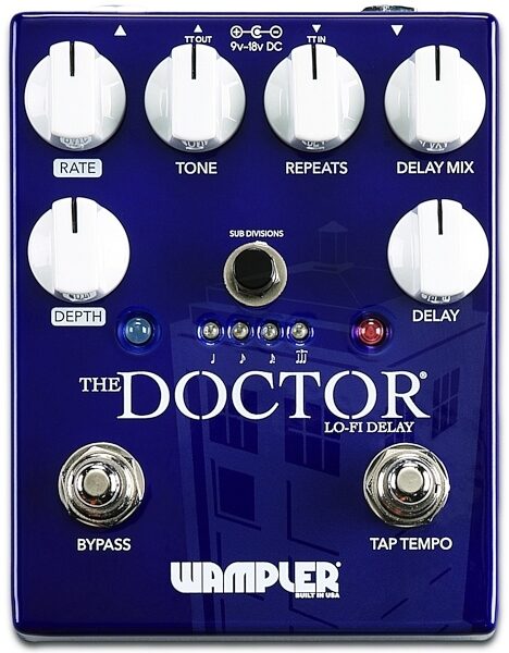 Wampler The Doctor Lo-Fi Delay Pedal, Main