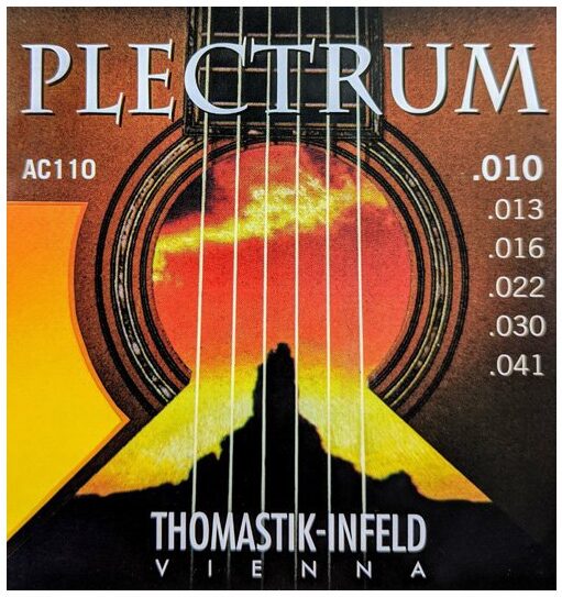 Thomastik-Infeld Plectrum Acoustic Strings, Extra Light, AC110, Action Position Back