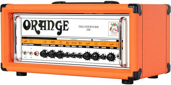Orange TH200HTC Thunderverb Guitar Amplifier Head (200 Watts), Angle