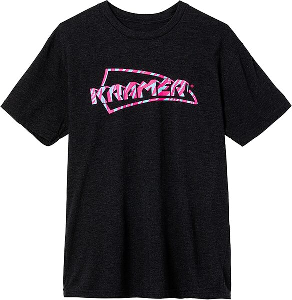 Kramer Tiger Stripe Heather T-Shirt, Black, XS, Front