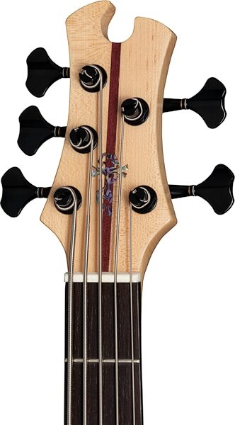 Tobias Growler V Electric Bass, 5-String (with Gig Bag), Satin Natural, Action Position Back