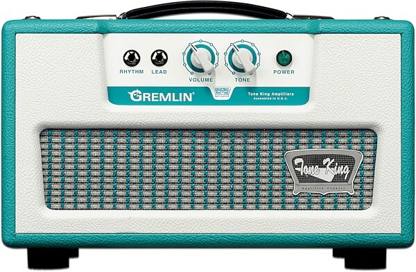 Tone King Gremlin Guitar Amplifier Head (5 Watts), Turquoise, Warehouse Resealed, Action Position Back