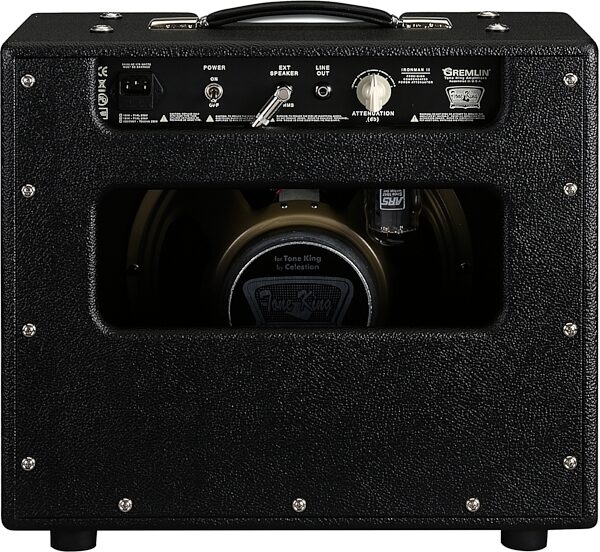 Tone King Gremlin Guitar Combo Amplifier (5 Watts, 1x12"), Black, 5 Watts, Blemished, Action Position Back