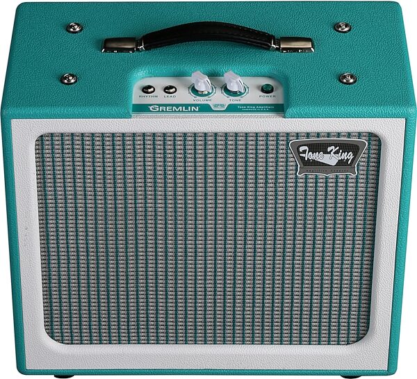 Tone King Gremlin Guitar Combo Amplifier (5 Watts, 1x12"), Turquoise, 5 Watts, Action Position Back