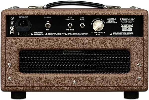 Tone King Gremlin Guitar Amplifier Head (5 Watts), Brown and Beige, Blemished, Action Position Back